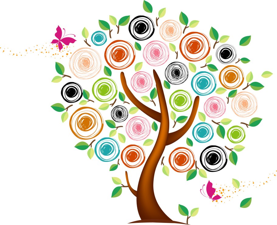 Волшебное дерево вектор