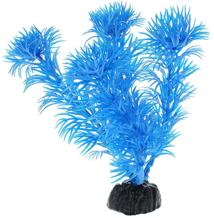 Barbus пластиковое растение Plant Кабомба синий металлик 10 см