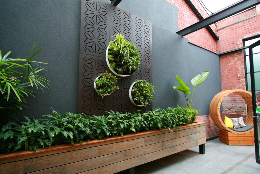 Фитостена в интерьере