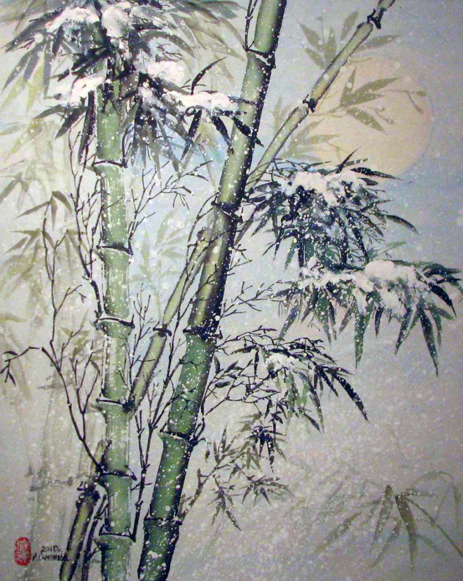 Сухая трава зимой