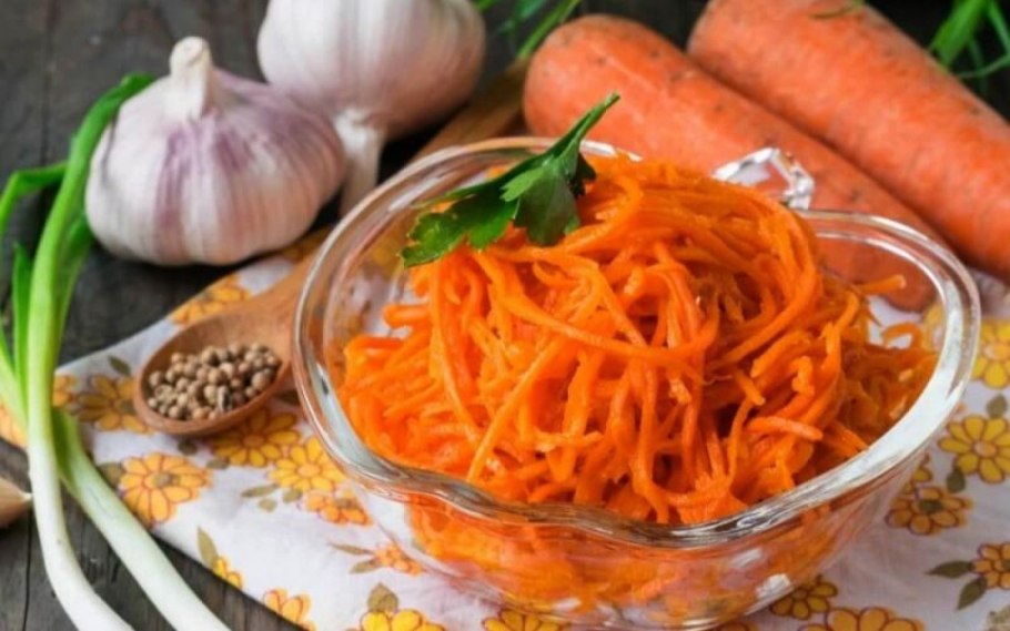Морковча морковь по корейски