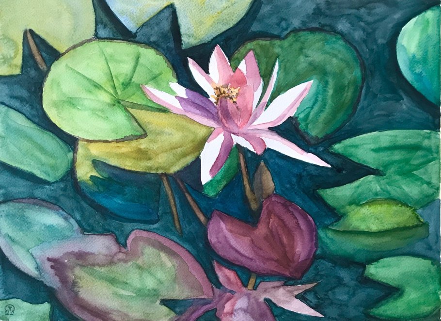 Автор картины кувшинки
