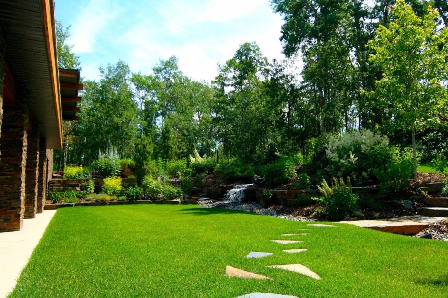 Ландшафтный дизайн загородного участка 30 соток