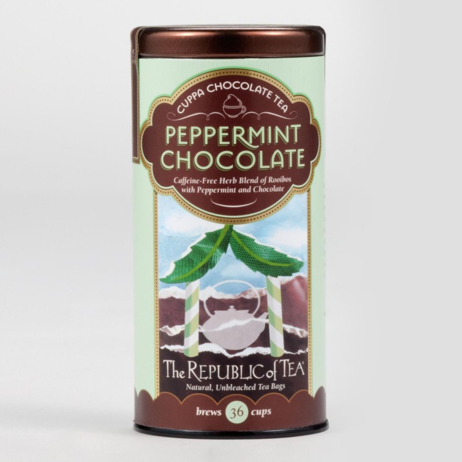 Листики мяты в шоколаде