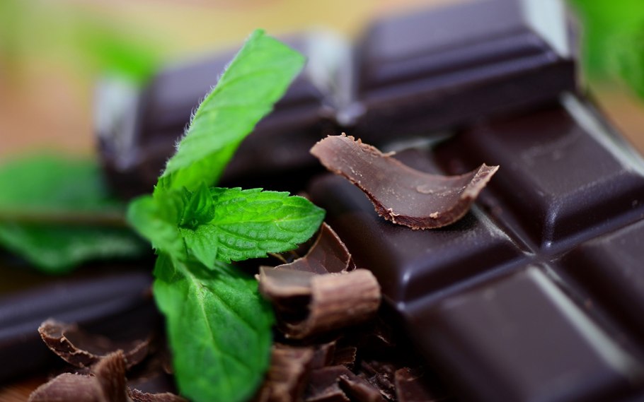 Шоколадные конфеты с мятой