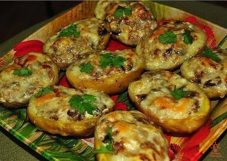 Лодочки из картошки в мундире