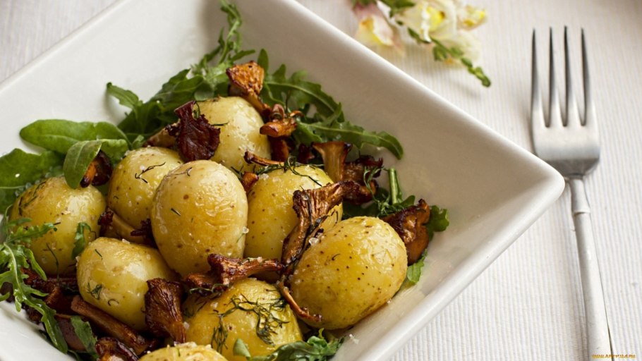 Вареная картошка