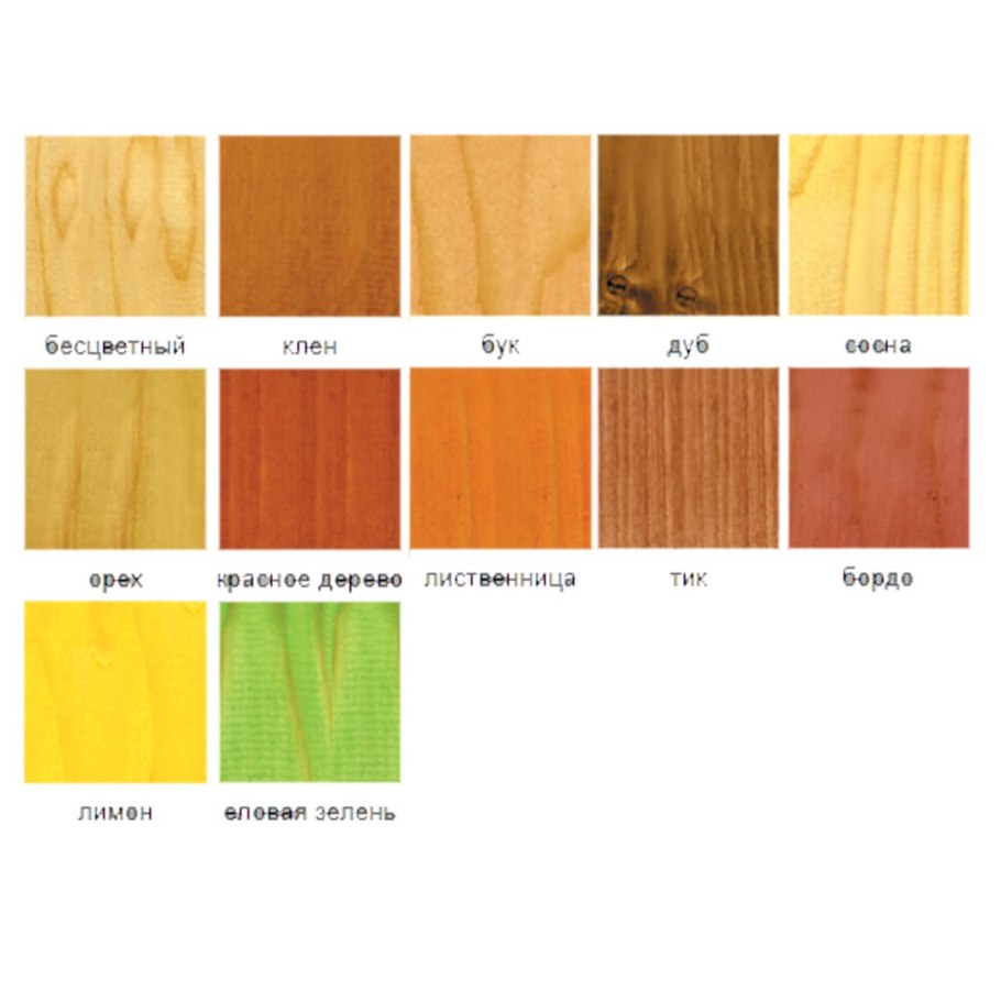 Морилка Biofa для дерева цвета