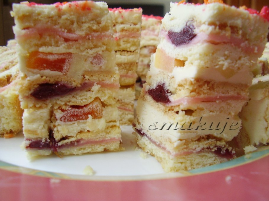 Торт пляцок с вишней рецепт с фото пошагово