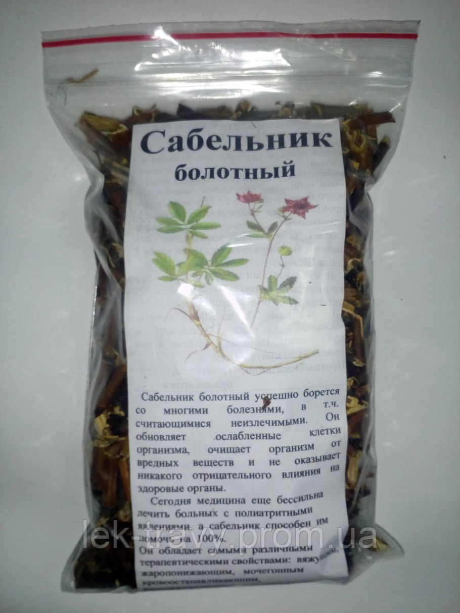 Сабельник болотный побег