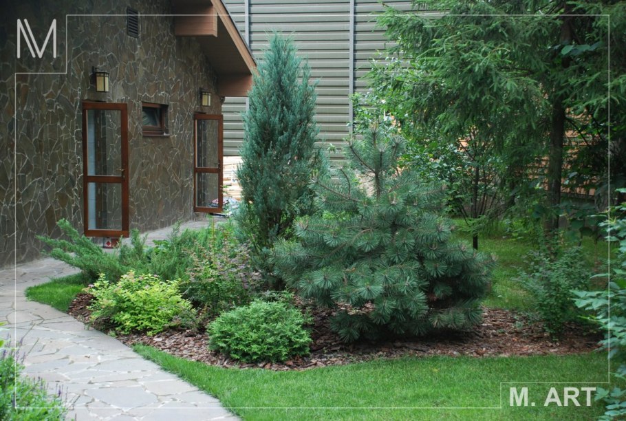 Хвойно Вересковый миксбордер