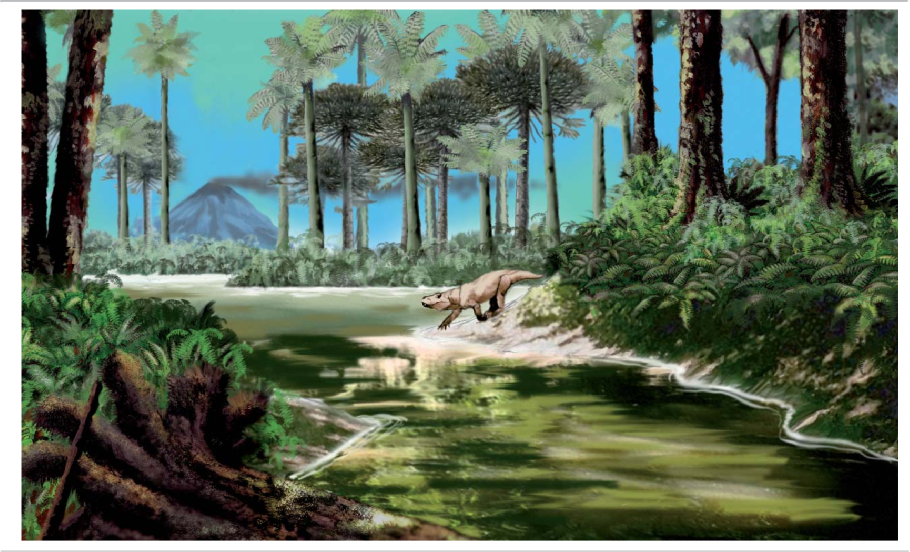 Лес Триасового периода