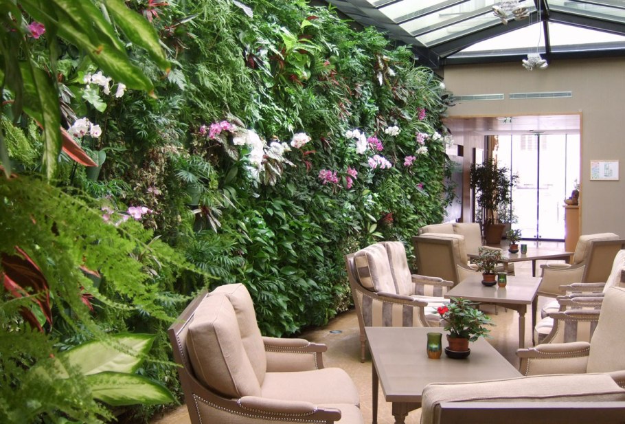 Вертикальное Озеленение в зимнем саду