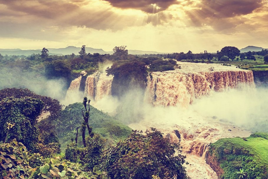 Река Аббай в Эфиопии