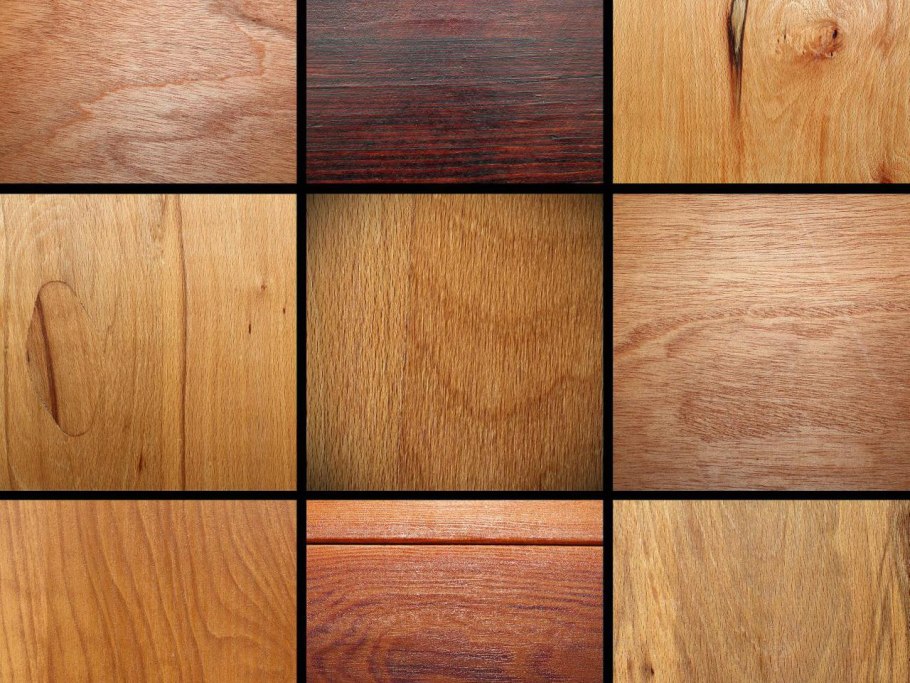 Текстурные породы дерева для интерьера