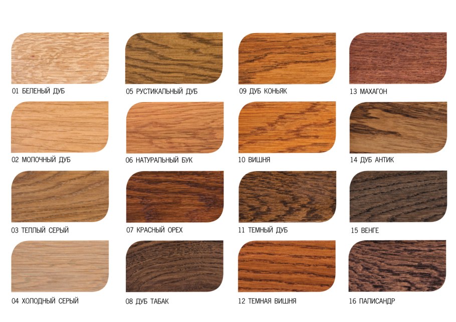 Палитра Osmo на дубе