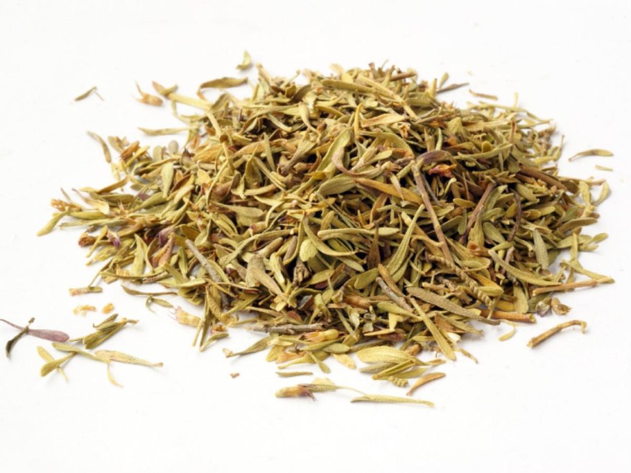 Thyme leaves RUBBED