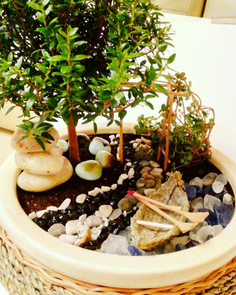 Бонсай миниатюрные сады в Японии