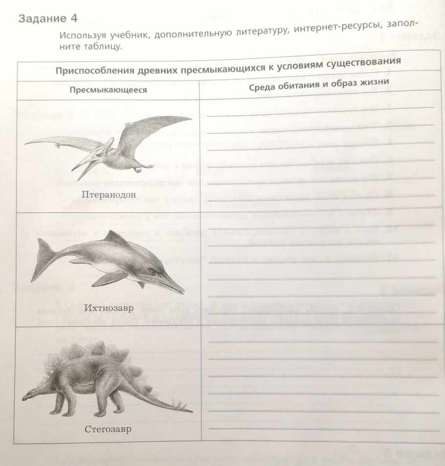 Сравнительная таблица по биологии 7 класс млекопитающие