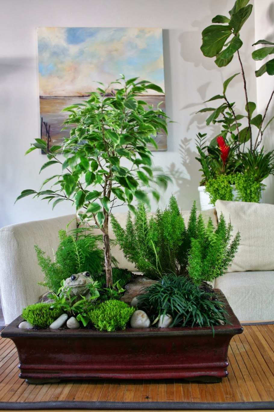 Композиции с горшечными растениями