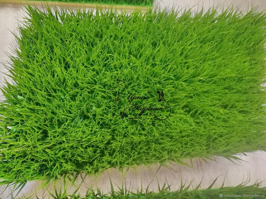 Искусственная трава высокая для декора