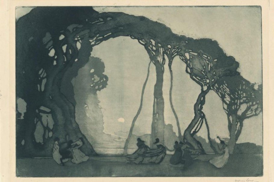 Витраж дерево