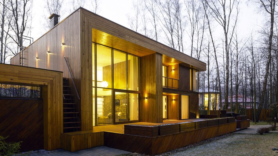 Дом Модерн планкен