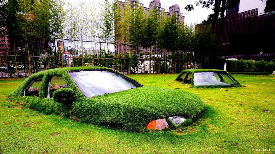 Узкий дачный участок