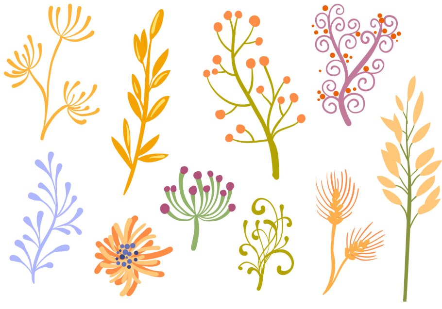 Красивый зеленый узор