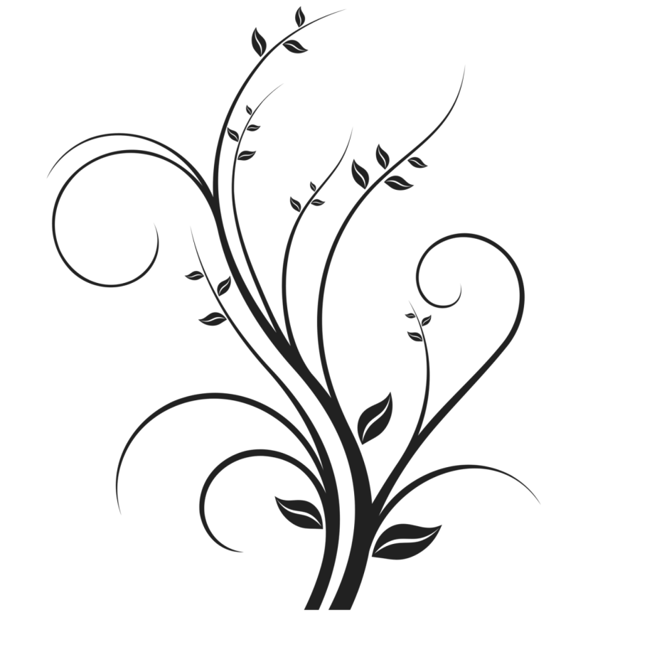 Красивый цветочный орнамент