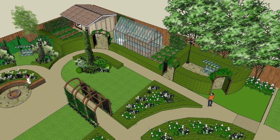 Планировка плодового сада на 10 сотках