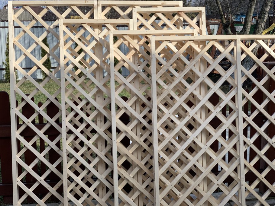 Решётка пергола шпалера деревянная 138 109