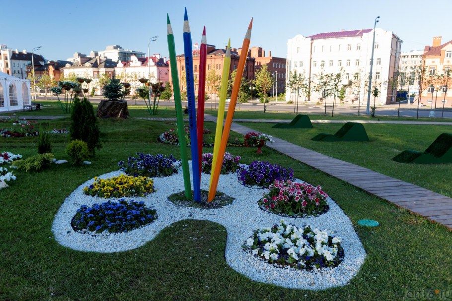 Озеленная территория в Казани