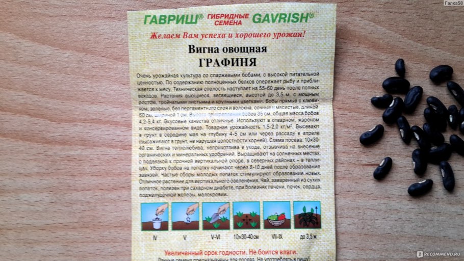 Вигна Дачница 10 шт. Автор. Н20