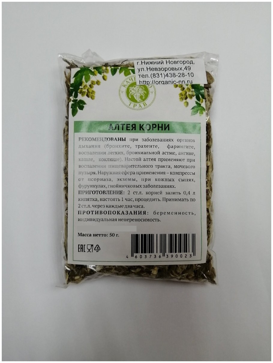 Алтей лекарственный (Althaea officinalis)