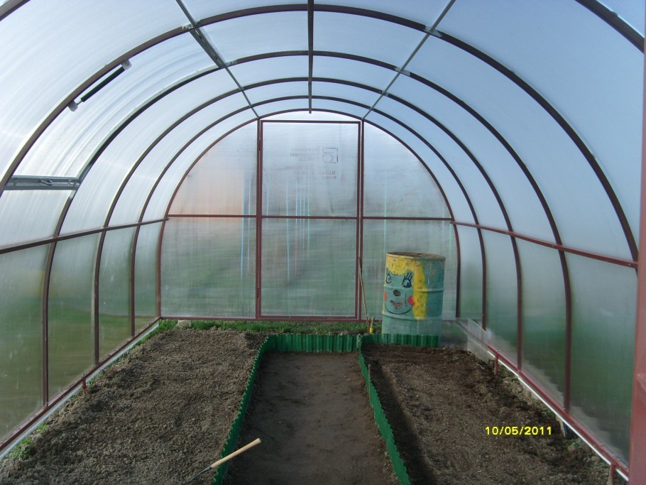 Грядки для теплицы 3 на 6