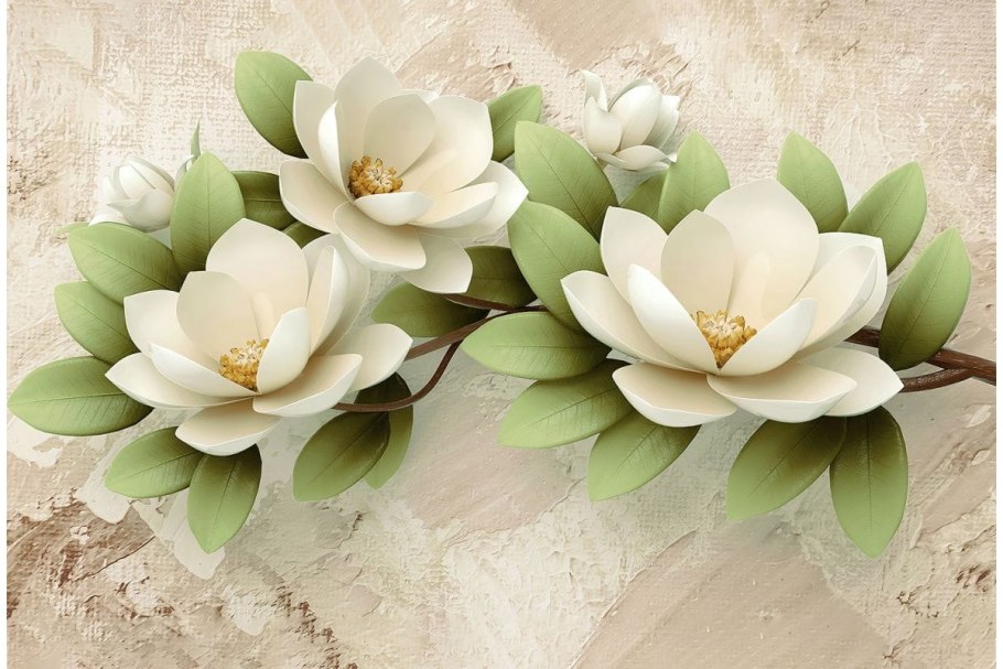 3д фрески Магнолия