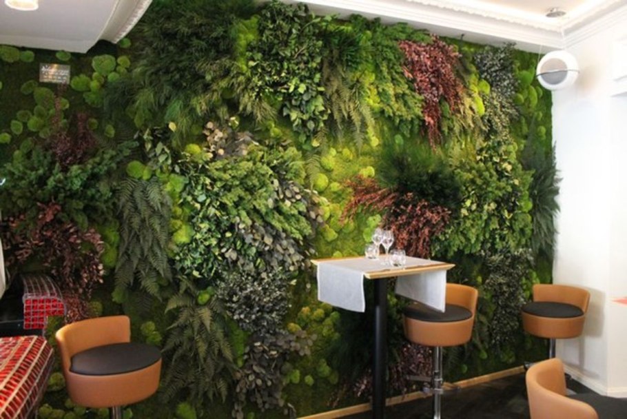 Панно из зелени на стену