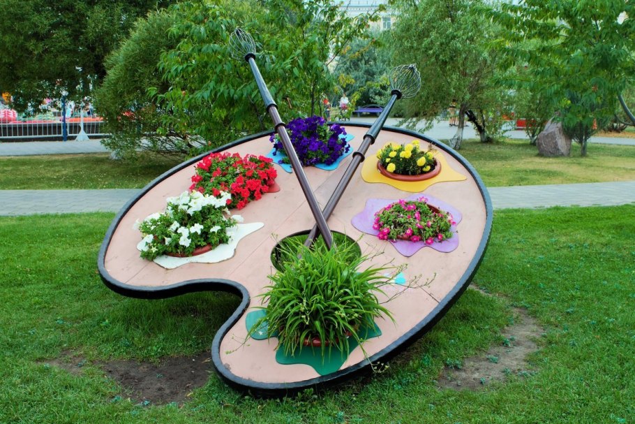 Красивые клумбы