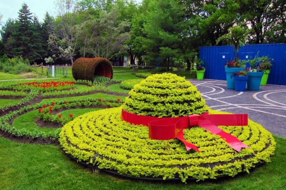 Деревенские клумбы