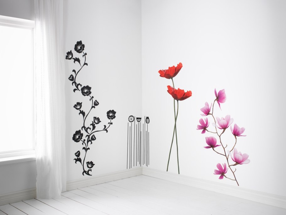 Трафаретные узоры на стены