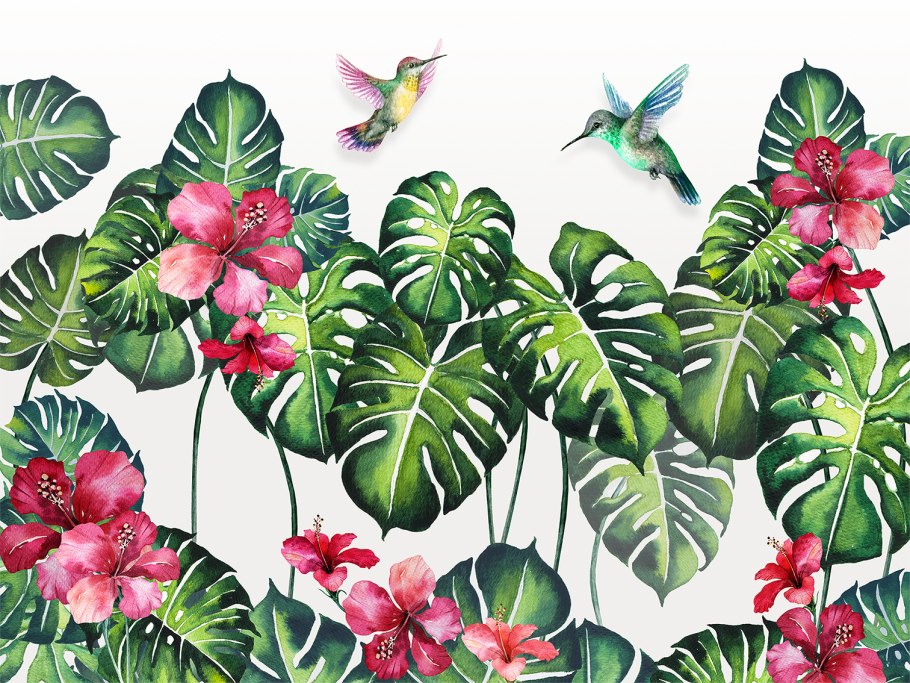 Тропические листья