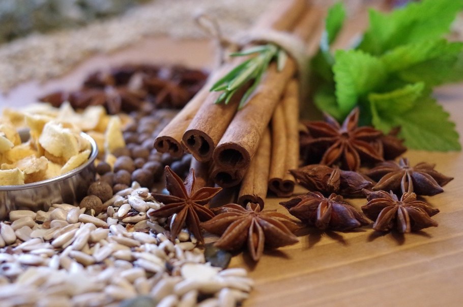 Апельсин и корица