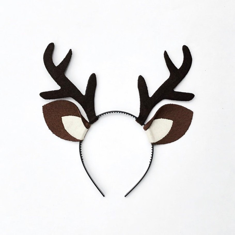 Ободок с оленьими ушками