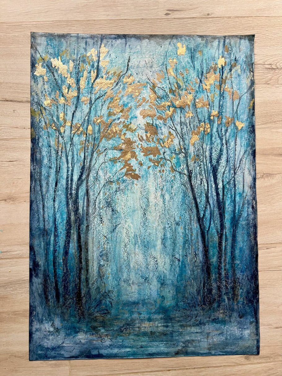 Синее дерево