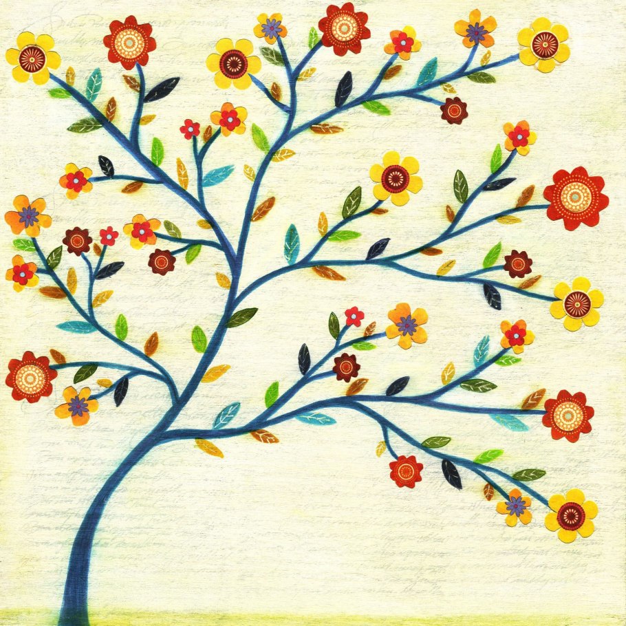 Floral Tree Print