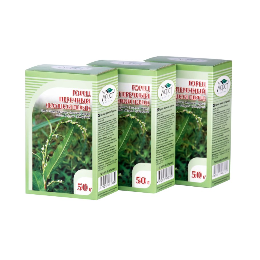 Горец перечный Фармакогнозия