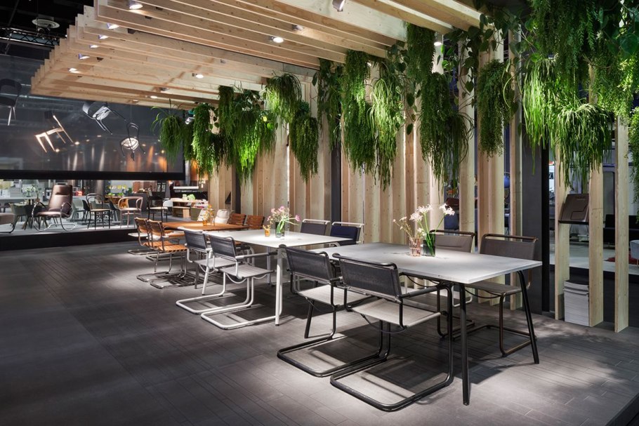 Баухауз интерьер кафе