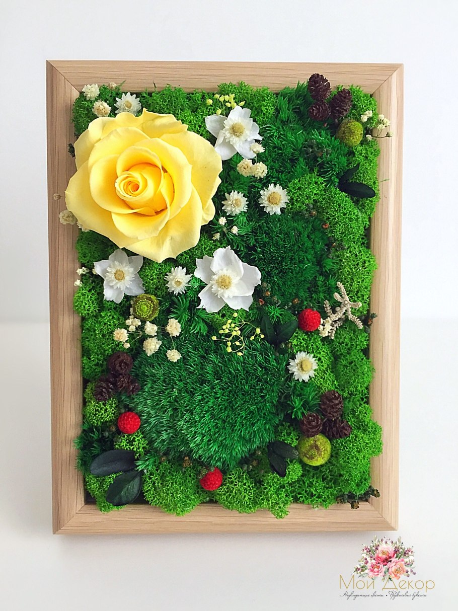 Цветочная композиция панно