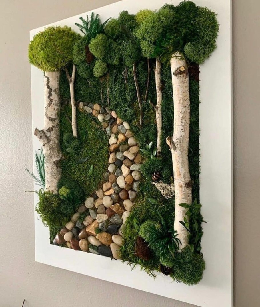 Панно из природного материала